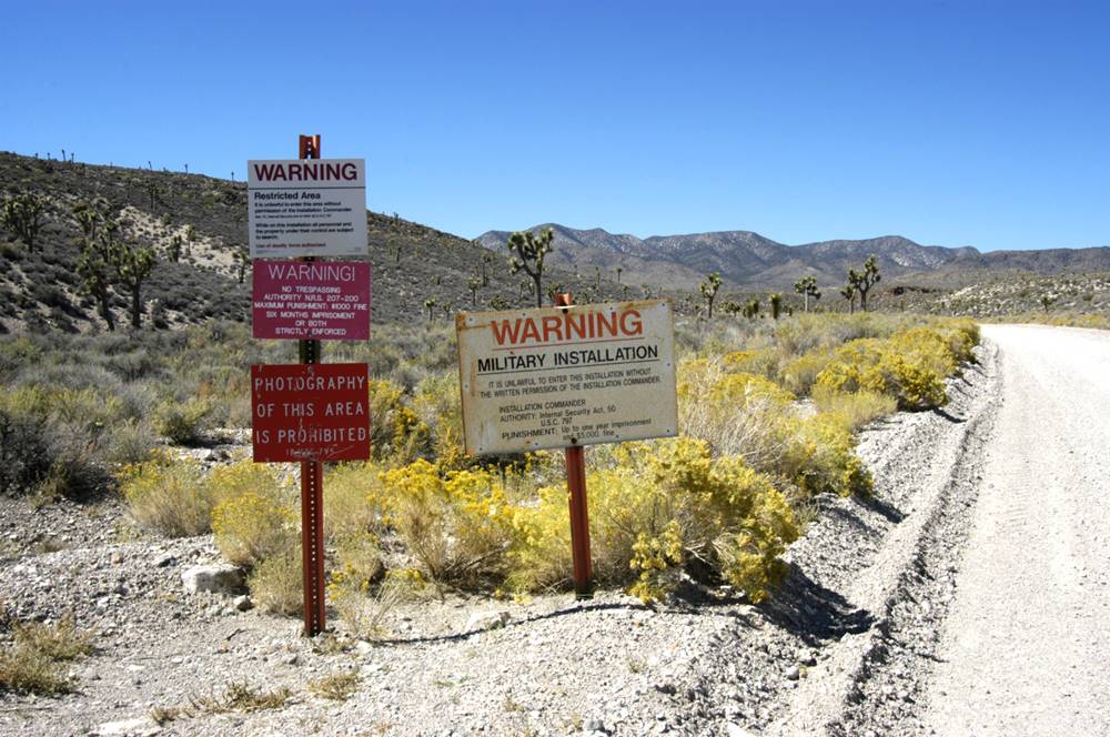 Area 51 (Groom Lake, Dreamland) File Photo near Rachel, Nevada (Photo by Barry King/WireImage)