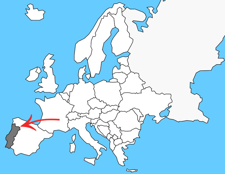 portugalsko-map