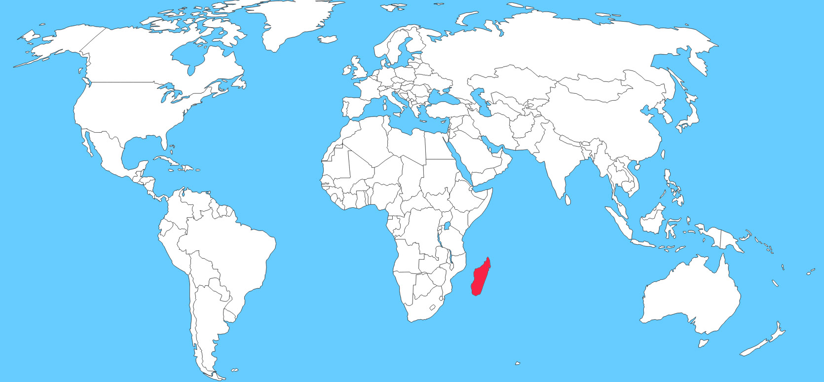 Ktorá krajina je vyznačená na mape?