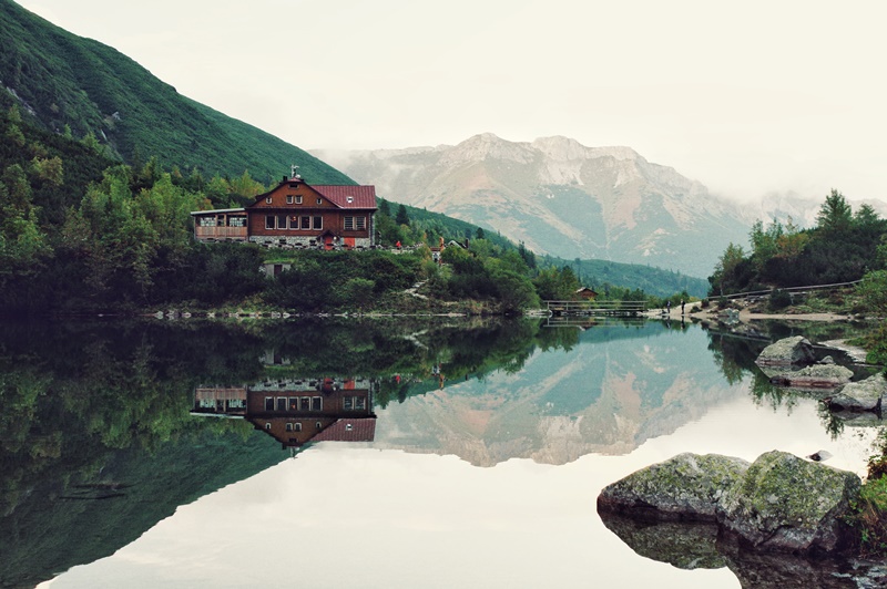 Zelené pleso a Chata pri Zelenom plese 
