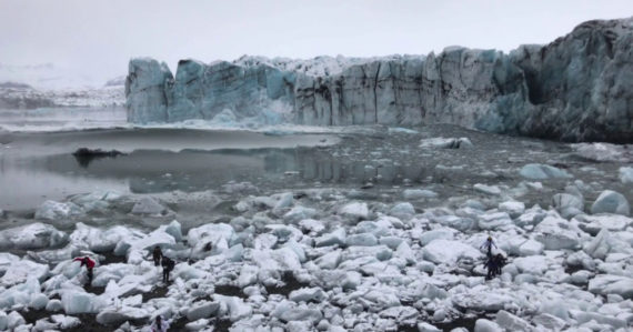 Odtrhnutý ľadovec na Islande spôsobil obrovskú vlnu