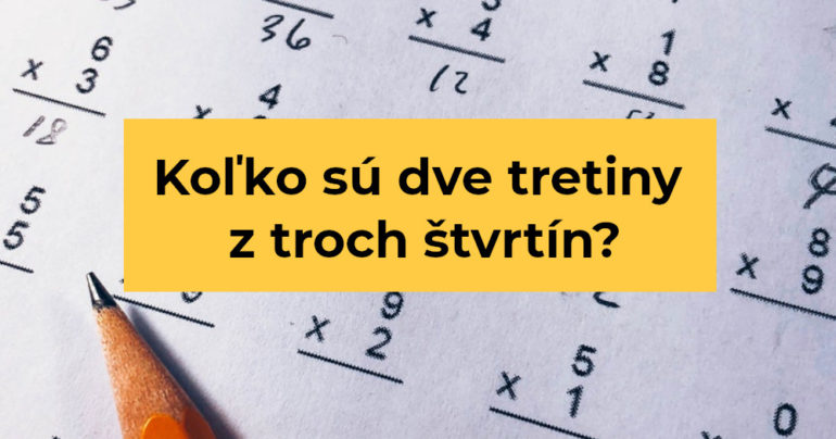 testovanie 9 z matematiky