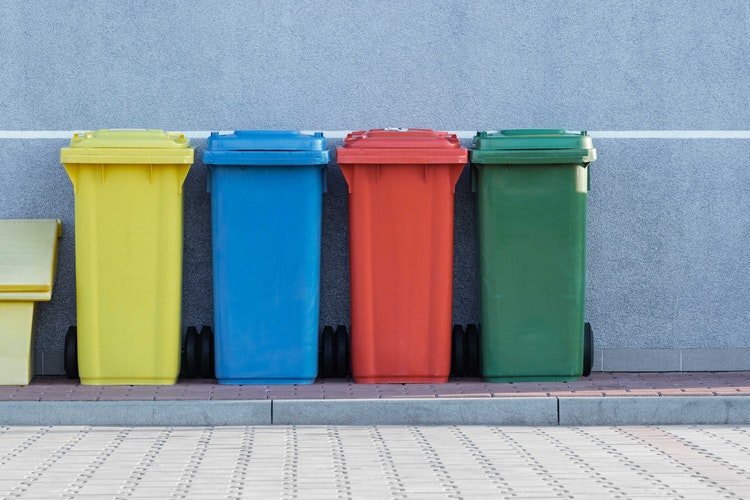 Koše na recyklovanie