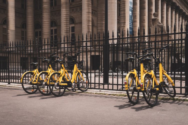 shareovanie bicyklov