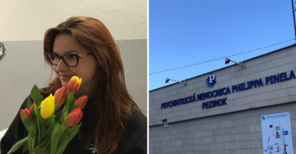 Marcela à propos de l'hospitalisation à Pezinok : Alors que je franchissais les portes de la psychiatrie, ma peur de moi s'est estompée.  je suis parti quand meme