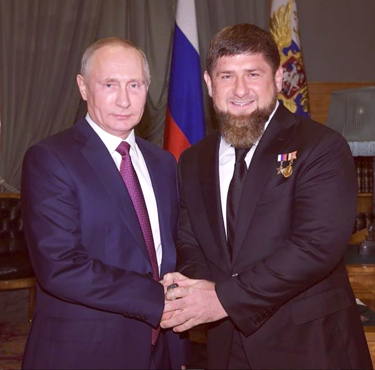 Ramzan Kadyrov a Vladimi Putin