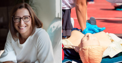 Andrea učí dávať prvú pomoc: Ak zlomíte rebro pri masáži srdca, neprestávajte. Vyberanie jazyka z úst je hlúposť