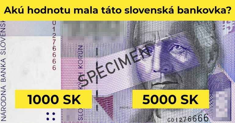 1000 slovenských korún kvízový obrázok