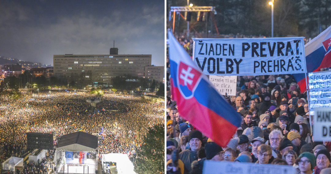 O protestoch vie celý svet: Takto na Slovensko reaguje zahraničie, Reuters, BBC, The Guardian a ruské médiá | interez.sk