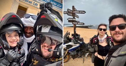 Simon a Juli prekonali slovenský rekord: Na motorke cestujú po Afrike, Slovensko je jednoznačne najdrahšie