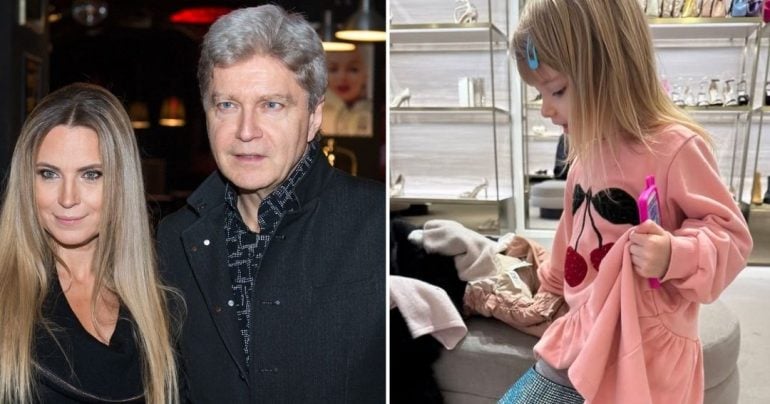 Štefan Skrúcaný a Erika Judínyová s dcérou Ellou