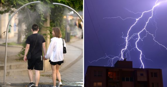 Pripravte sa, večer udrie búrková vlna: Krúpy, blesky aj záplavy môžu narobiť poriadnu šarapatu. Ohrozená je aj Bratislava