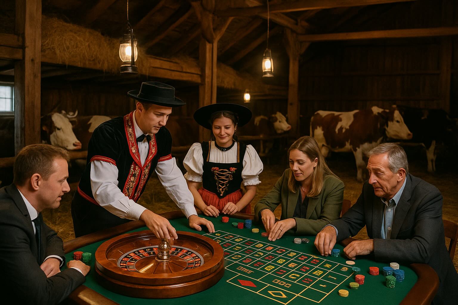 Najbizarnejšie kasína - kasíno v kravíne
