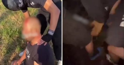 Našli sme nebezpečnú telegramovú skupinu: Maskovaní muži na videách týrajú údajných detských predátorov, polícia o tom vie