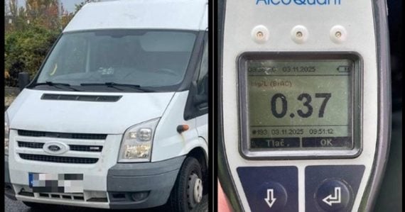 Mal ich chrániť a nie ohrozovať: Vodič mikrobusu viezol 14 malých škôlkarov. Keď ho zastavili policajti, nafúkal