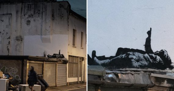Banksy sa vracia do ulíc Londýna: Jednu budovu zdobí nové streetartové dielo, má jasné spoločenské posolstvo