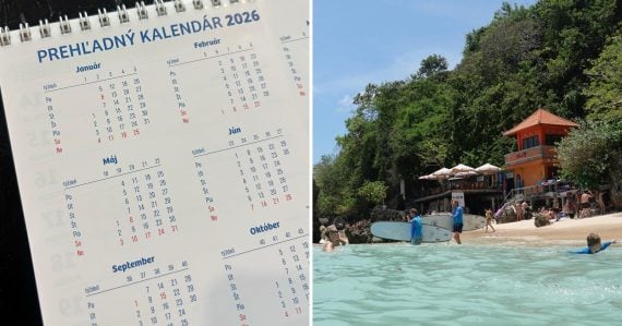 Stratili sme 7 dní voľna: Z 20 dní dovolenky môžete byť v roku 2026 doma 131 dní, vieme, ako ich rozplánovať