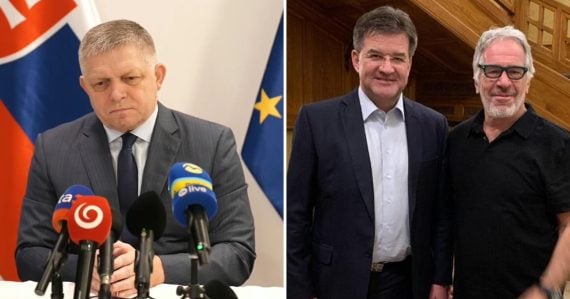 „Ja vám ukážem fotky také, že padnete na zadok“. Premiér prehovoril o Lajčákovej snímke s Epsteinom