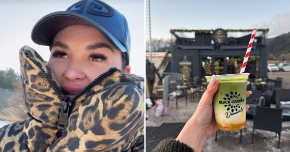 Ochutnali sme Plačkovej špecialitu v jej novom bare v horách, bloček nám vybrali z odpadkov. Ponúka šampanské za 800 €