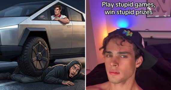 Známy influencer mal Teslou prejsť človeka v priamom prenose. Na obľúbenej stránke dostal zákaz