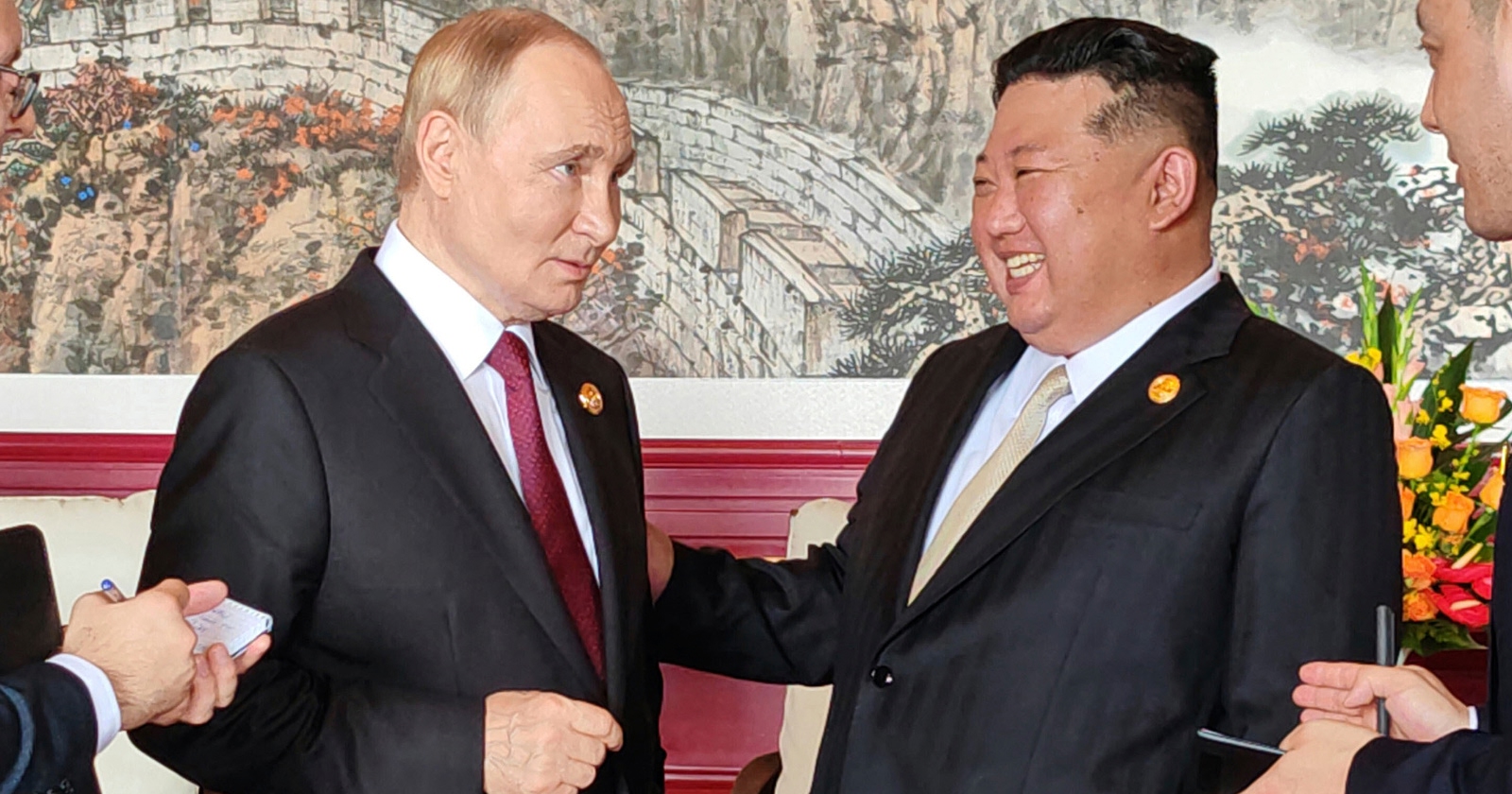 Kim Čong-un a Putin