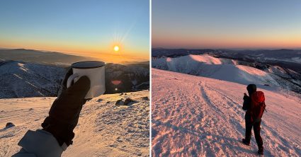 Len za 90 minút sme si užili nádherný západ slnka na najvyššom vrchu Nízkych Tatier. Obľúbená trasa vyráža v zime dych