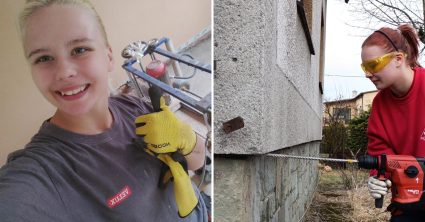 Vladislava je robotníčka na stavbe: V niektorých firmách sú slabo platení aj muži, nieto ešte ženy. Práca ma baví