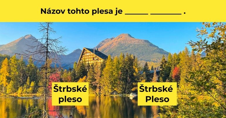 kviz velke male pismena