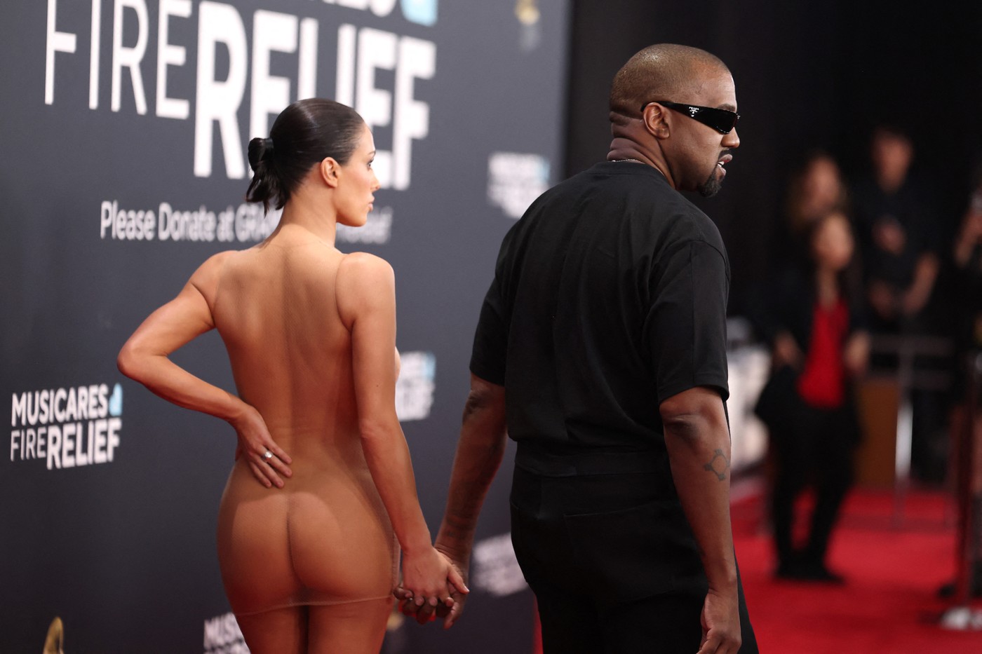 Bianca Censori a Kanye West