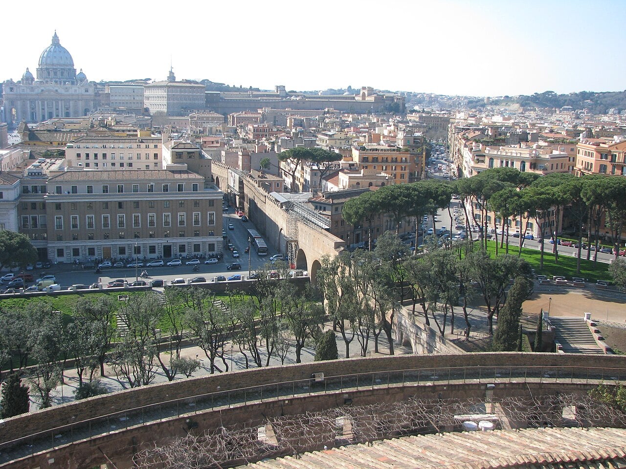 Pohľad na Borgo Roma
