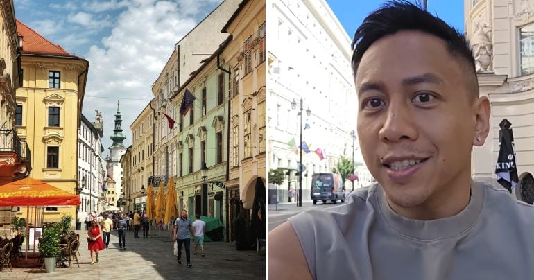 Turista z Filipín v Bratislave