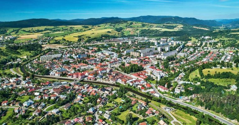 Pohľad na mesto Brezno