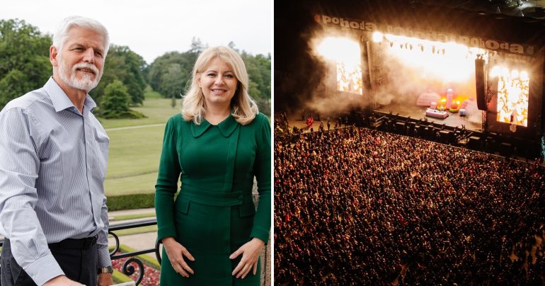 Petr Pavel, Zuzana Čaputová a festival Pohoda