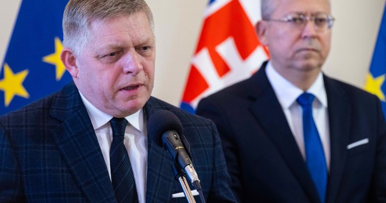 Robert Fico a Ladislav Kamenický