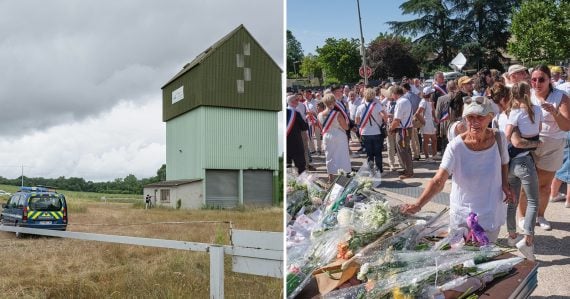 Miesto, kde sa našlo telo dieťaťa a ľudia v uliciach Francúzska