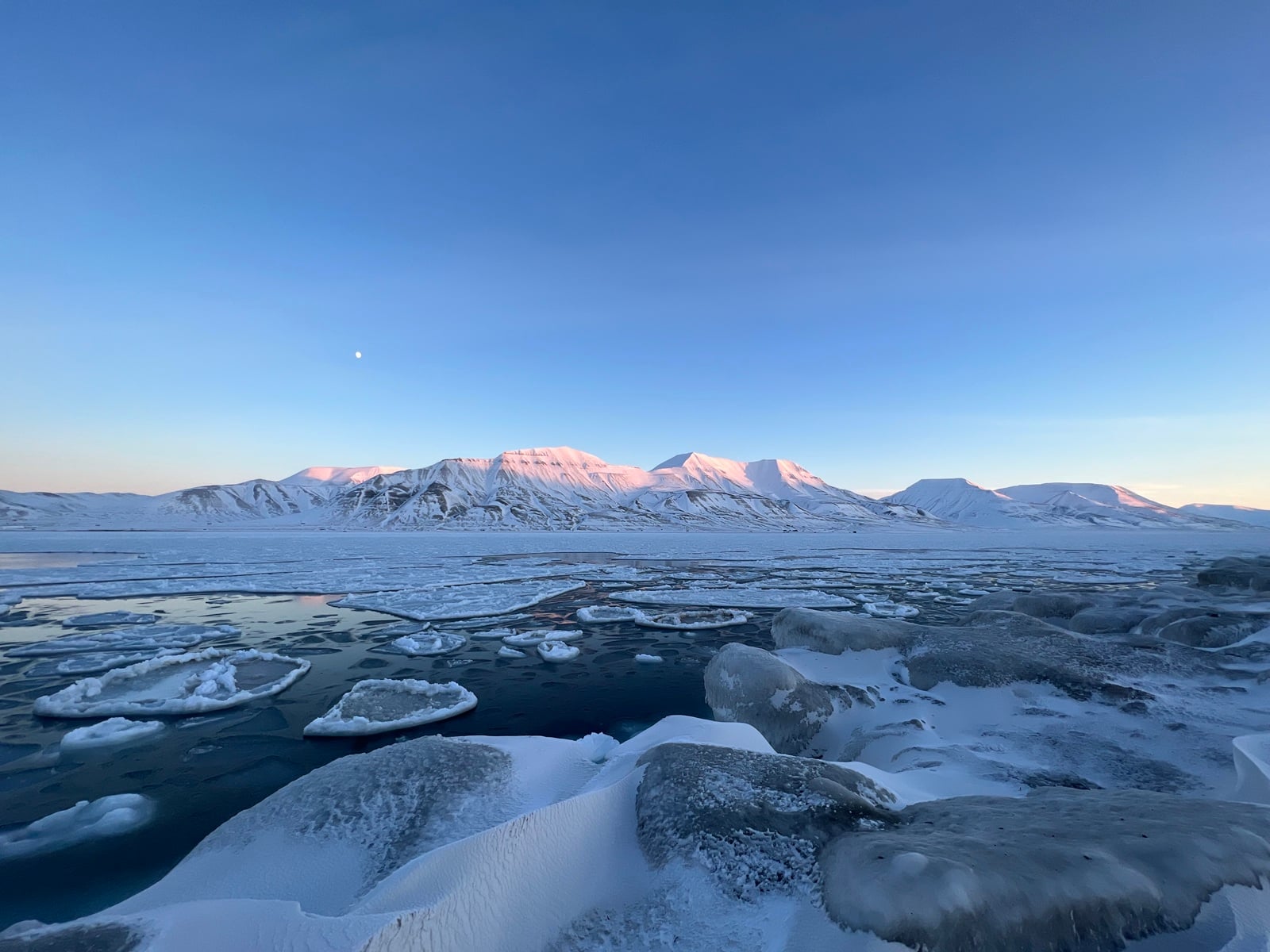 Arktída a pohľad na fjord