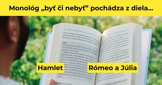 Kvíz s otázkou z diela Hamlet
