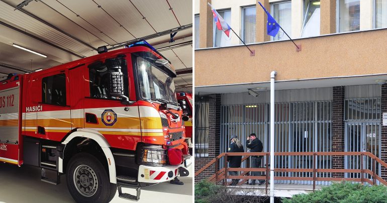 Hasiči a Ústav na výkon väzby a Ústav na výkon trestu odňatia slobody v Košiciach
