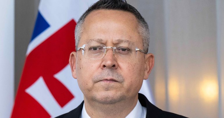 Minister financií SR Ladislav Kamenický