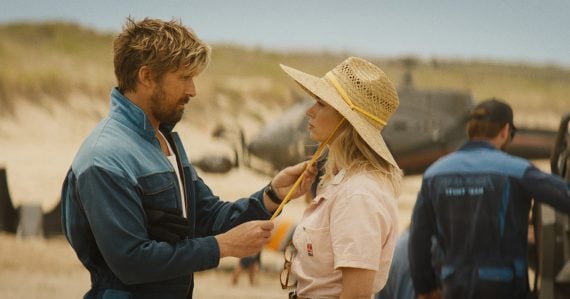 Ryan Gosling a Emily Blunt vo filme Kaskadér