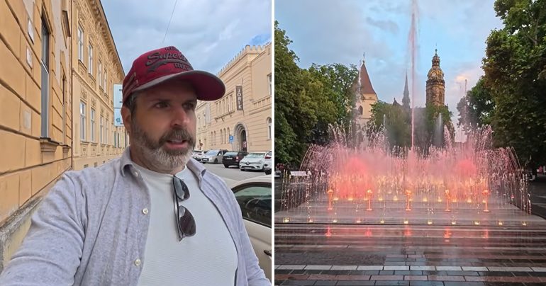 Turista v Košiciach