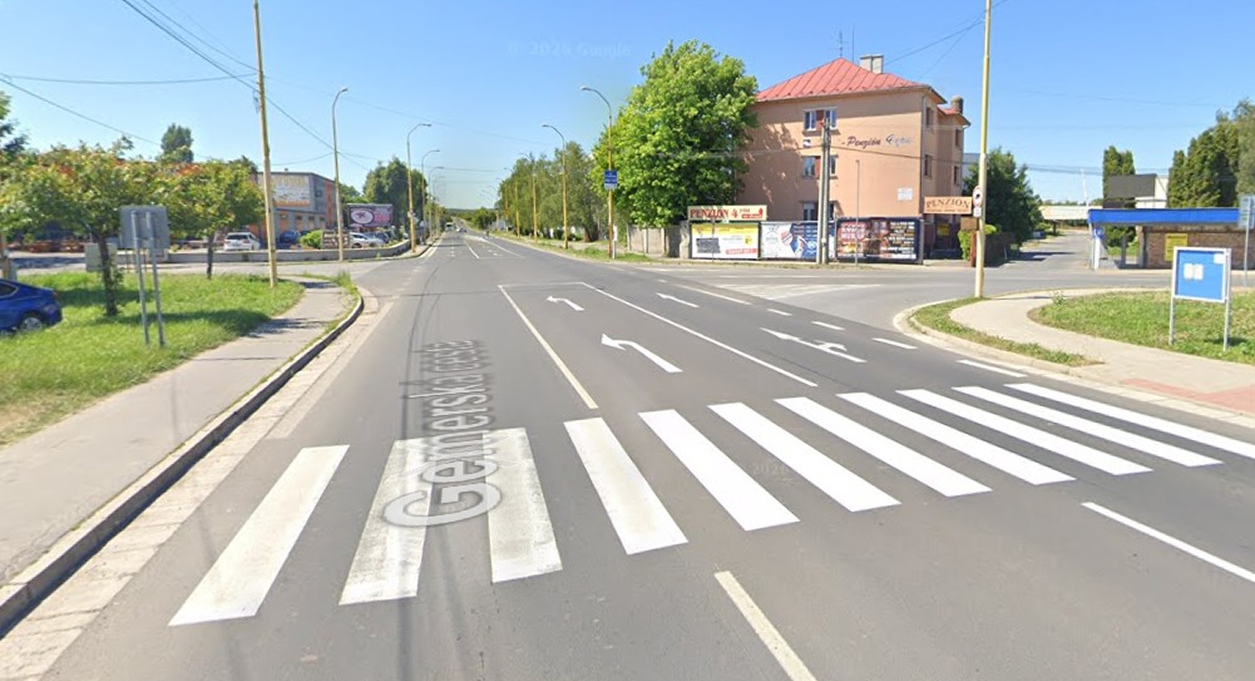 Križovatka v Lučenci