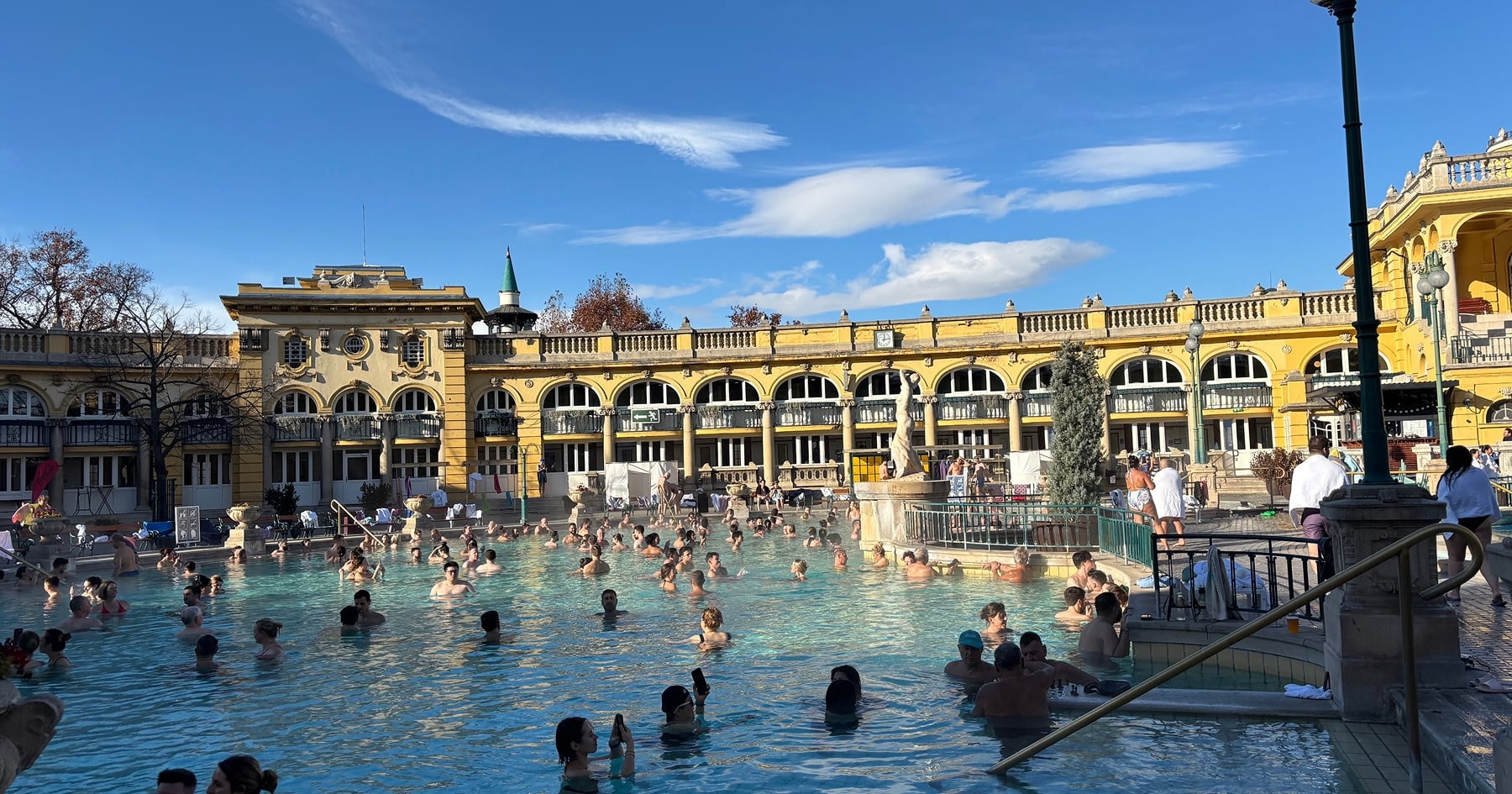 Széchenyiho termálne kúpele v Budapešti