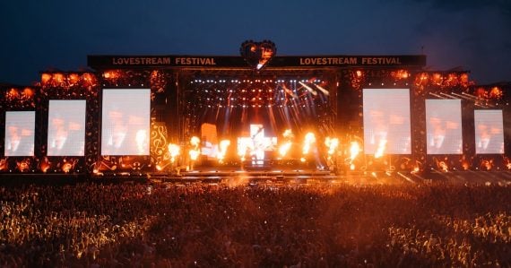 Pohľad na stage festivalu Lovestream