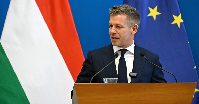 Maďarský premiér Péter Magyar.