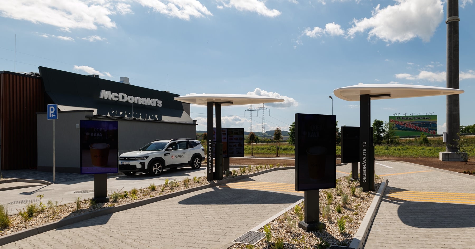 Drive Tru nového McDonald’s v Novej Polhore