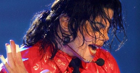Michael Jackson počas živého vystúpenia