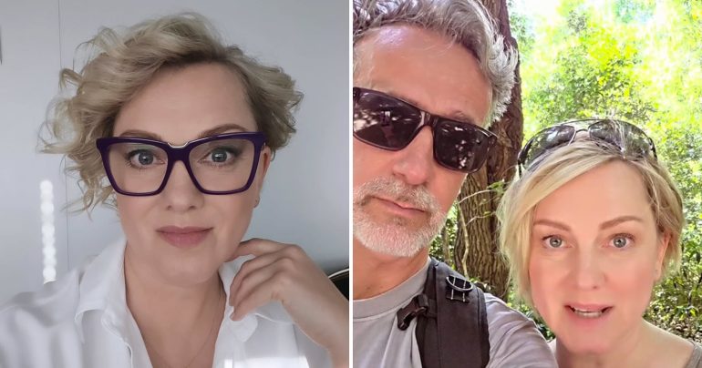 Herečka Monika Hilmerová a tanečník Jaro Bekr