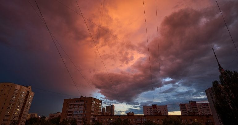 Obloha nad Moskvou