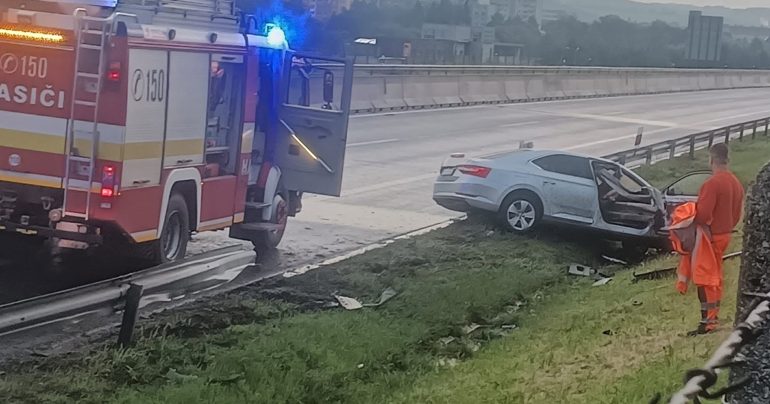 Nehoda auto ministerstva vnútra